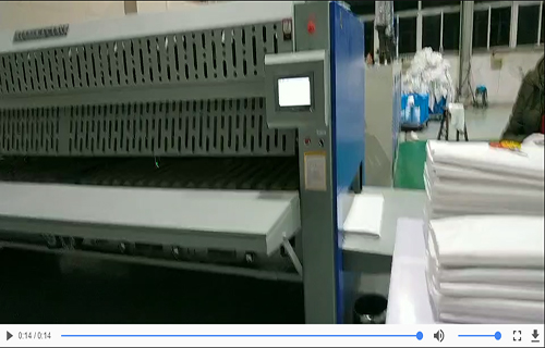 【視頻】床單折疊機(jī)使用中-折疊機(jī)生產(chǎn)廠家