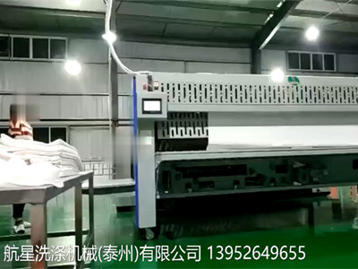 【視頻】床單折疊機使用加班中-折疊機生產(chǎn)廠家